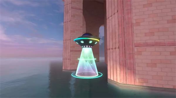 碧姬海滩附近的UFO