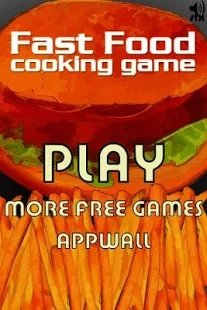 Fast food快餐店的汉堡