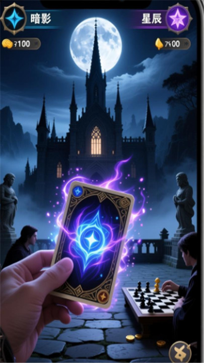 月圆之夜大师对弈