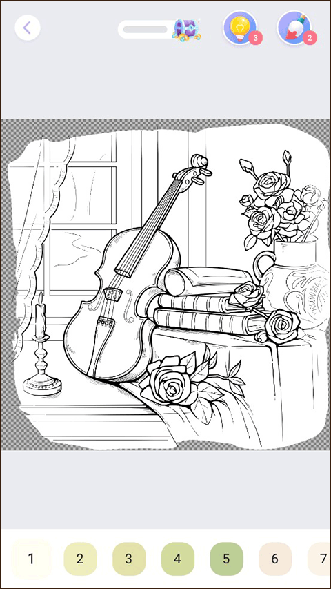 乐涂数字填色2024