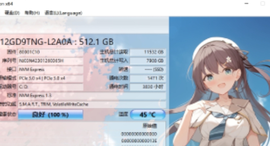 CrystalDiskInfo截图