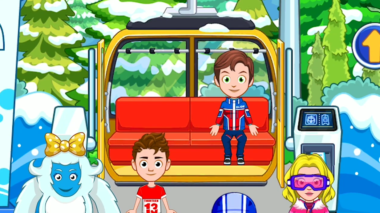 托卡迷你城市滑雪人