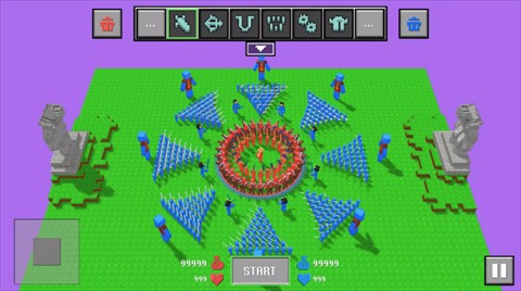 块状布娃娃之战