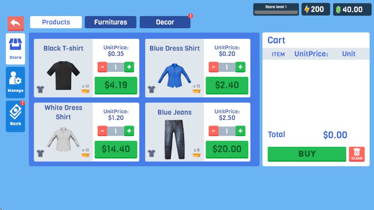 服装店模拟器3D