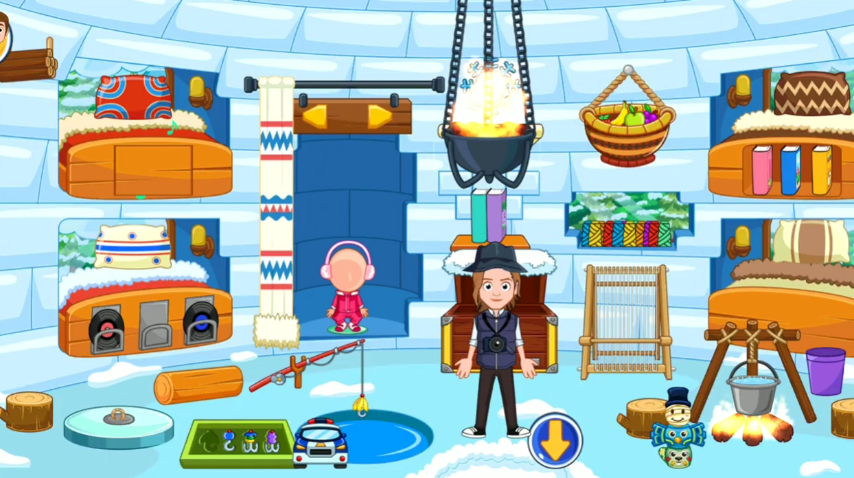 托卡迷你城市滑雪人