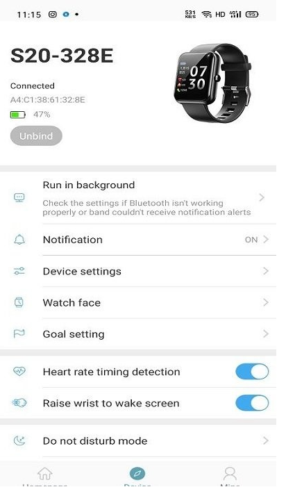 runmifit智能手环