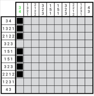 以数织图Nonogram