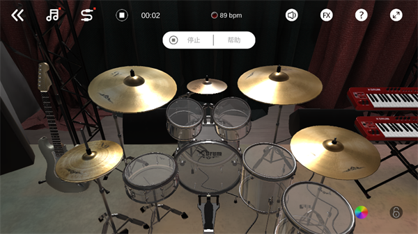 X架子鼓模拟器