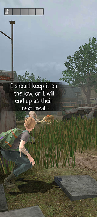 《最后的日子》游戲初期躲避教學(xué)畫面