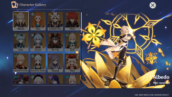 原神愿望模拟器中文版