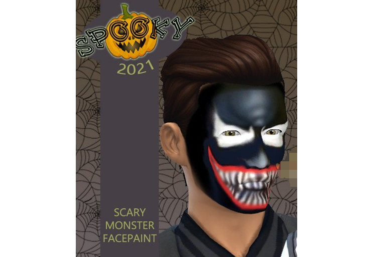 模擬人生4恐怖面漆MOD效果圖