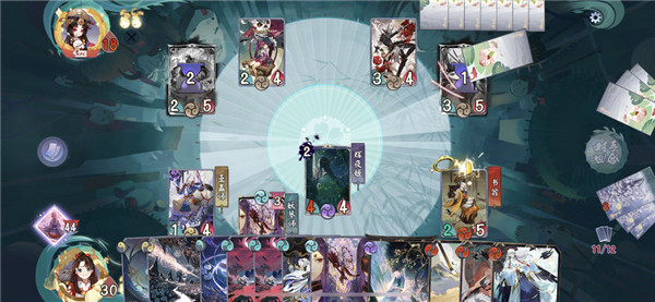 陰陽師百聞牌游戲對戰真實截圖