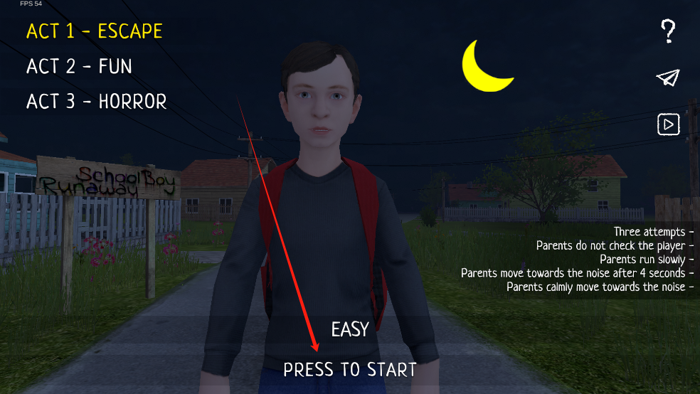 學(xué)生潛行逃亡