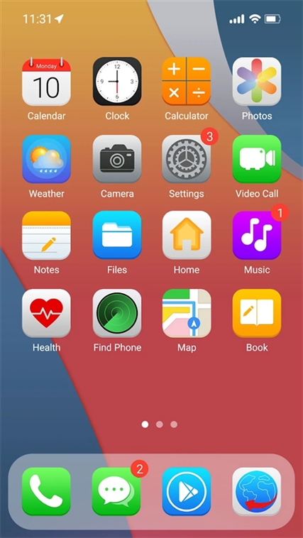 IOS Launcher iPhone启动器宣传图